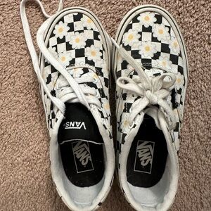 Vans daisy checker kids casual shoes